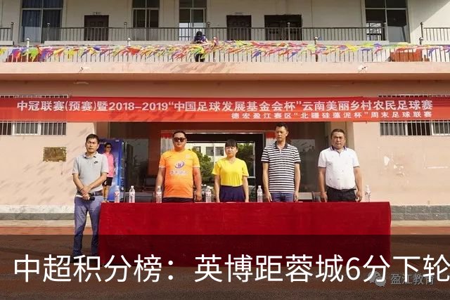 中超积分榜：英博距蓉城6分下轮直接对决，三镇落后保级区6分