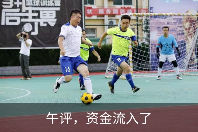 午评，资金流入了