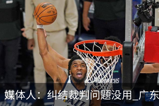 媒体人：纠结裁判问题没用 广东有些球员该下轮换 攻联防该换战术