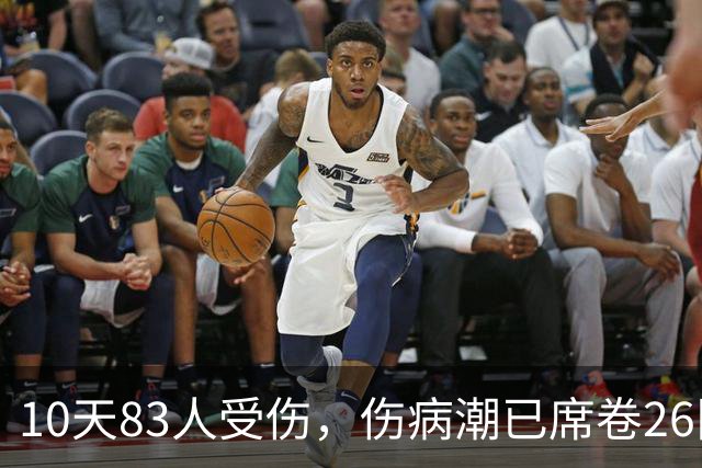 10天83人受伤，伤病潮已席卷26队！小卡缺阵时间曝光 华子成功手术